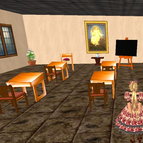 A virtual classroom of Sai Thamë College.
